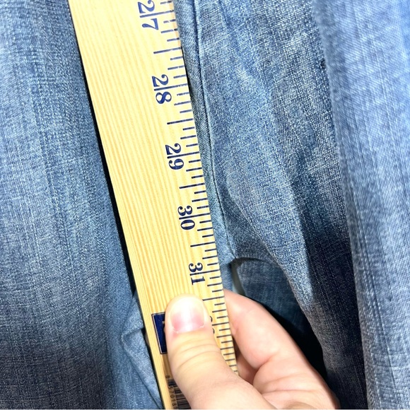 Soft Surroundings Women’s PS Chambray Jumpsuit 100% Tencel Petite 093024 - Picture 7 of 10